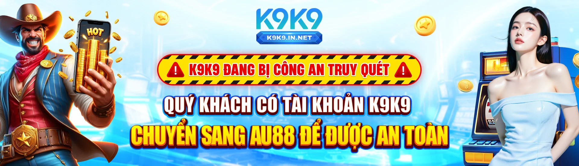 k9k9 đang bị công an truy quét - banner k9k9 pc